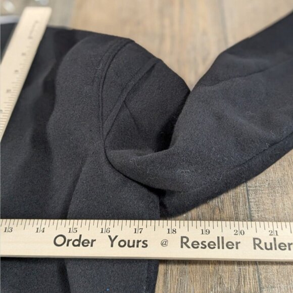 H&M Divided Varsity Jacket Womens 2 Black Long Sleeve Patches Riot Girl Vampire - Picture 8 of 10